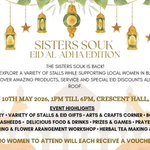 Volunteer's Needed: Sisters Souk Eid Ul-Adha Edition